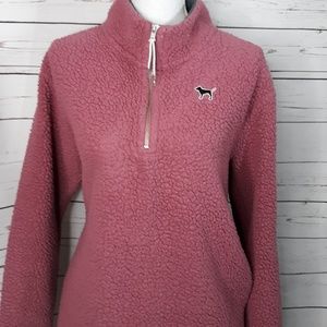 Womans victoria secret pink sherpa